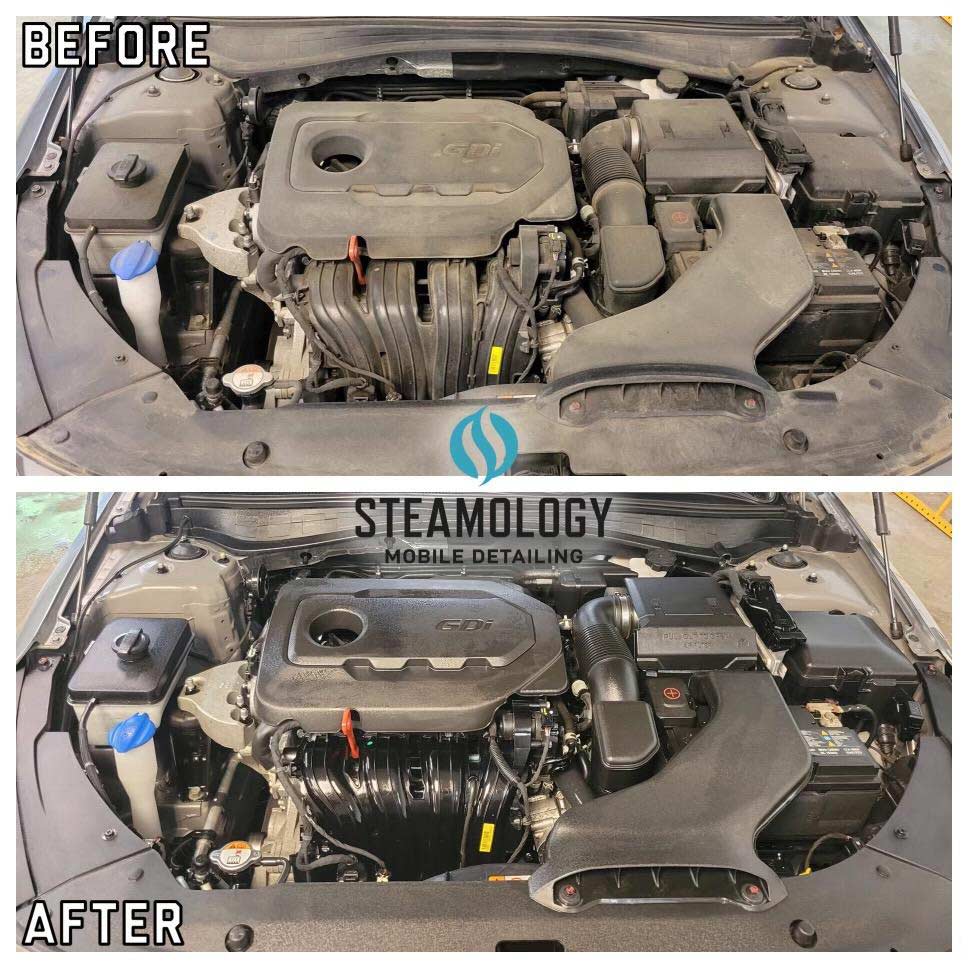 Mobile Chaska Exterior Engine Detailing Auto Detailing Before After Follow Us Steamology