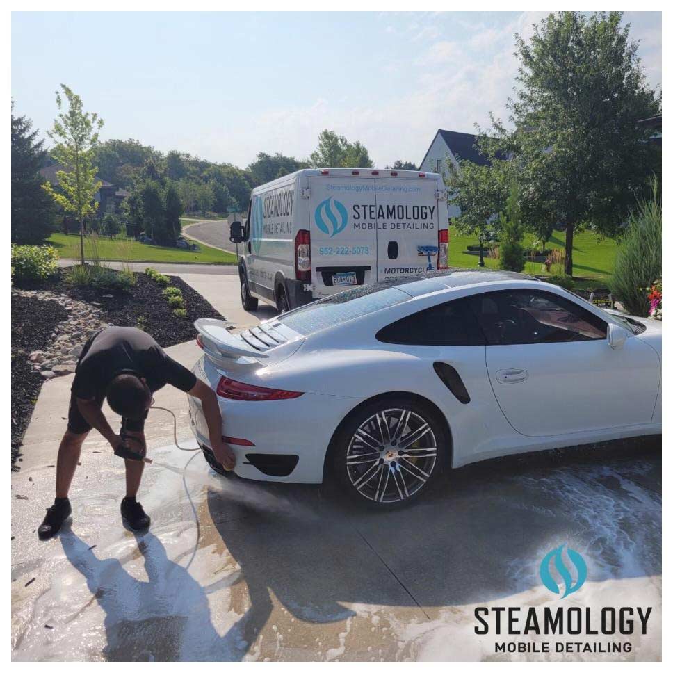 Mobile Minnetonka Exterior White Porsche 911 Detailing Follow Us Steamology