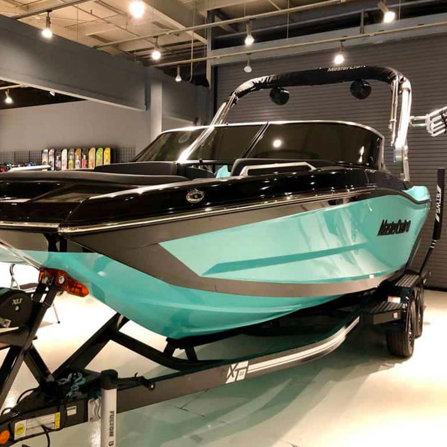 Ceramic Coating Boat Exterior Mastercraft Steamology Square