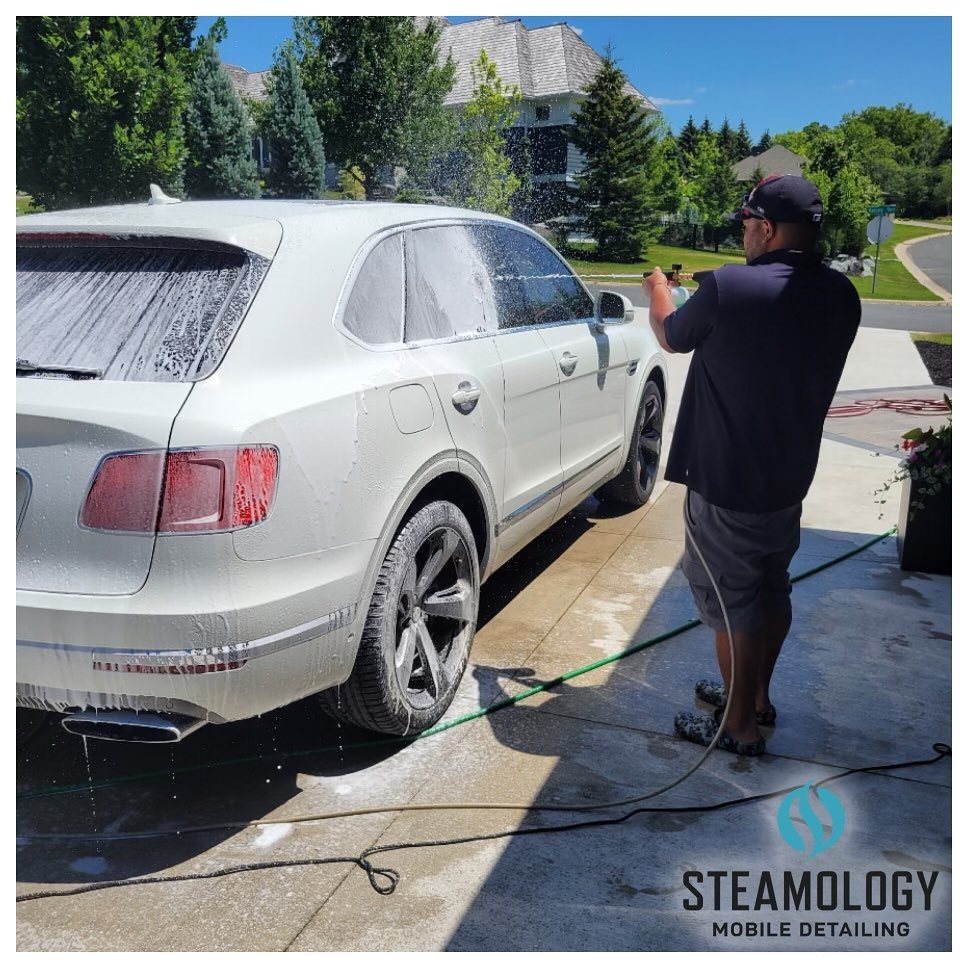 Steam Clean a Car Exterior