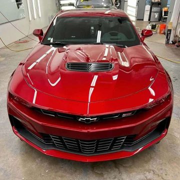 Studio Long Lake Ceramic Coating Chevy Camaro After Steamology Square